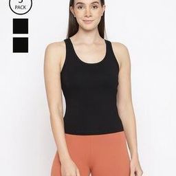 WomenPack of 3 Cut and Sew Seam Camisole-image-89