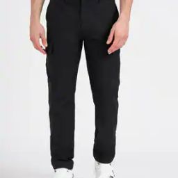 Men Baggy Fit Cargo Pants-image-95