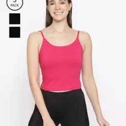 WomenPack of 3 Cut and Sew Seam Camisole-image-30