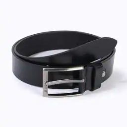 Men Leather Belt with Pin-Buckle Closure-image-17