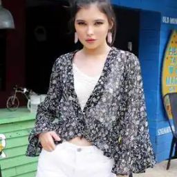 Floral Print Front-Open Shrug-14