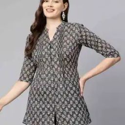 Women Floral Print A-Line Kurti-image-51