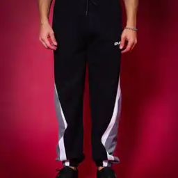 Men Joggers with Elasticated Drawstring Waist-image-50