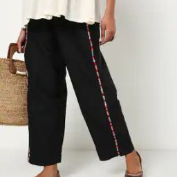 Palazzo Pants with Contrast Piping-image-41