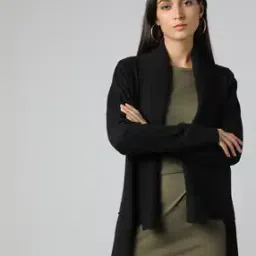 Women Front-Open Cotton Cardigan-34