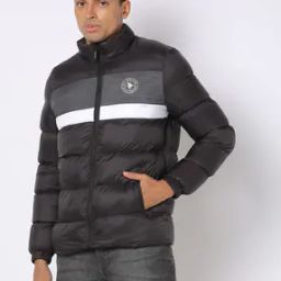 Zip-Front Puffer Jacket with Slip Pockets-image-11