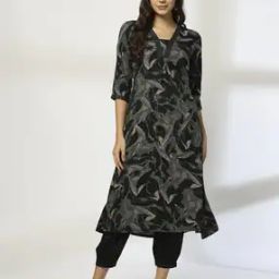 Women Printed A-Line Kurta-image-91