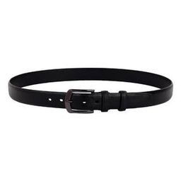 Leather Slim Belt with Buckle Closure-image-21