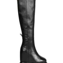 Round-Toe Knee-Length Boots with Zip-Closure-image-11