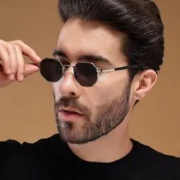 Men UV-Protected Round Sunglasses-2206MG3770-13