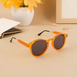 Men UV-Protected Round Sunglasses-3185MG3879-39