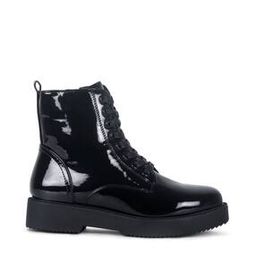 Round-Toe Boots with Lace Fastening-image-11