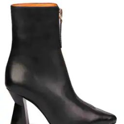 Pointed-Toe Ankle-Length Boots with Zip-Closure-image-10
