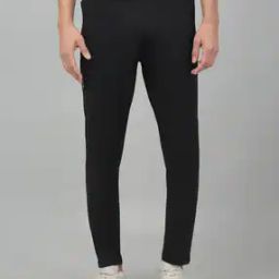 Men Straight Track Pants with Insert Pockets-image-64