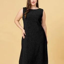 Women A-line Sleeveless Dress-image-1