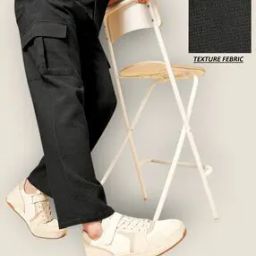 Men Patterned Straight Cargo Track Pants-image-97