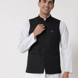 Nehru Jacket with Welt Pockets-image-47