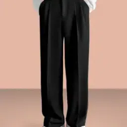 indiclub Men Relaxed Fit Pleated Trousers-picture-2
