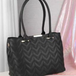 Women Quilted Medium Shoulder Bag with Detachable Sling Strap-image-18