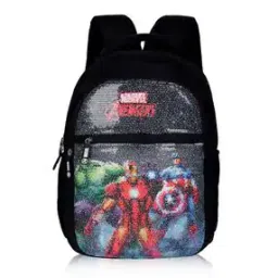 Boys Cartoon Print Backpack with Adjustable Strap-image-18