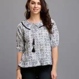 Women Printed Regular Fit Top-image-56