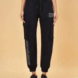 Women Cotton Joggers-image-4