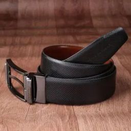 Men Reversible Belt with Tang-Buckle Closure-picture-6