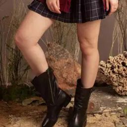 Round-Toe Mid-Calf Boots with Zip-Closure-image-30
