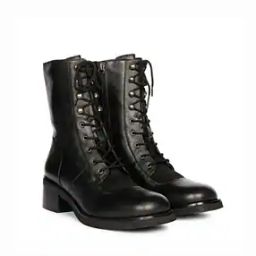 Round-Toe Ankle-Length Lace-Up Boots-picture-22