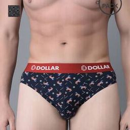 Pack of 2 Men Logo Print Briefs with Elasticated Waist-picture-32