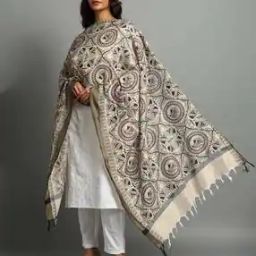 Madhubani Cotton Print Dupatta-picture-15