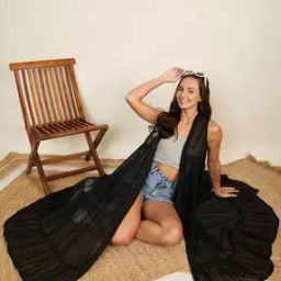 Women Front Open Sleeveless Shrug-4
