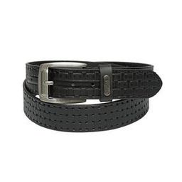 Men Textured Belt with Buckle Closure-picture-29