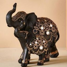 Polyresin Embellished Elephant Figurine-image-61