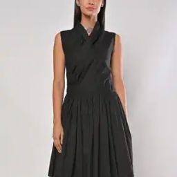 Wrap Dress with Tie-Up-image-88