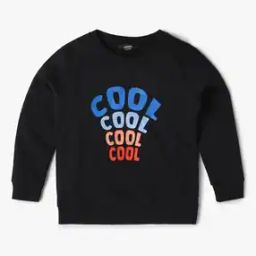 Boys Typographic Print Relaxed Fit Sweatshirt-image-16