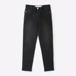 Girls Washed Jeans with 5-Pocket Styling-image-10