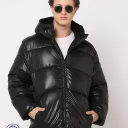 Men Zip-Front Regular Fit Hooded Puffer Jacket-picture-21