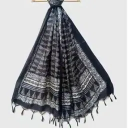 Printed Dupatta with Tassels-image-35