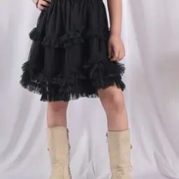 Girls Ruffled A-Line Skirt-picture-52