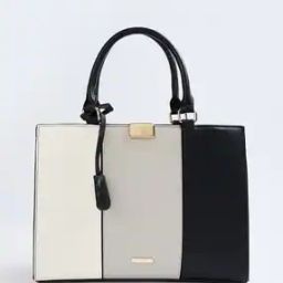 code by lifestyle Women Colourblock Shoulder Bag with Zip-Closure-picture-32