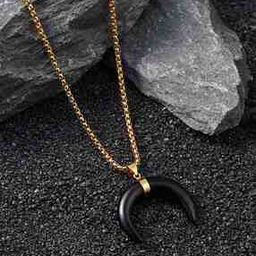 Men Stainless Steel Chain with Pendent-image-19