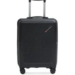 Striped Trolley Bag with Number Lock-11
