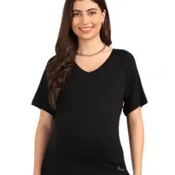 Women Relaxed Fit Short Sleeve Top-image-43