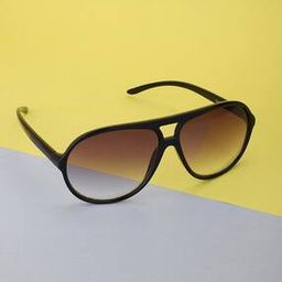 Women Black Lens Black Browline Sunglasses - CLSW078-image-2