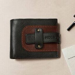Colourblock Leather Bi-Fold Wallet-picture-1