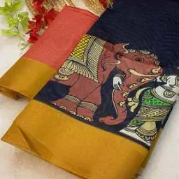 Women Printed Saree with Contrast Border-image-55