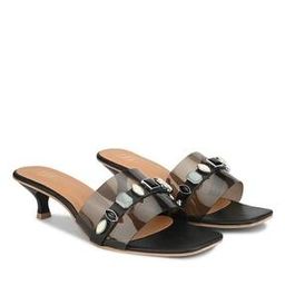 Women Embellished Square-Toe Kitten Heeled Sandals-image-18