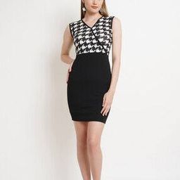 Printed Bodycon Dress-image-0