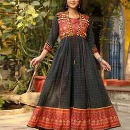 juniper Women Micro Print Fit & Flare Dress-picture-38